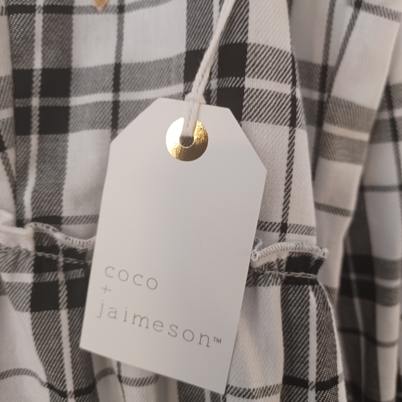 WOMENS XL NWT COCO-JAIMESON BUFFALO PLAID EMBROIDERED SHIRT - Picture 8 of 8